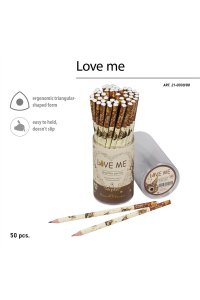 КАРАНДАШ Ч/Г LOVE ME КОТИКИ ПРИНОСЯТ СЧАСТЬЕ НВ *BV* 21-0030/80 (9956)