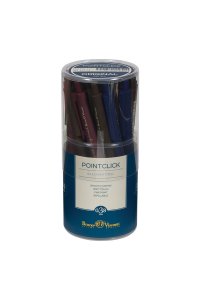 РУЧКА АВТ ШАР СИН POINTCLICK ORIGINAL 0.38 *BV* В АСС 20-0379 (8607)