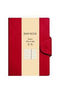 БЛОКНОТ 80Л А6+ ЭКСМО КОЖЗАМ МАГНИТ КЛАПАН SNAP BOOK NO 5 АРТ.БСБЛ6803646 (7100)