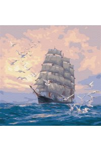РОСПИСЬ ПО НОМЕРАМ 30*30СМ СОПРОВОЖДЕНИЕ АРТ.KH0689 (3469)