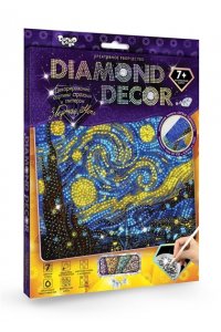 НАБОР Д/ТВОРЧ МОЗАИКА СТРАЗАМИ DIAMOND DECOR ЗВЕЗДНАЯ НОЧЬ АРТ.DD-01-06 (5229)