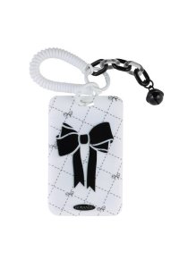 БЕЙДЖ ВЕРТИК НА ПРУЖИНЕ С КАРАБИНОМ BLACK BOW КОКОС 261468 (2169)