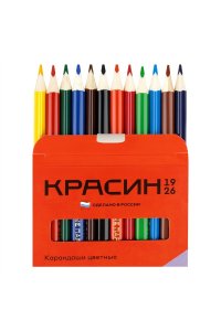 КАРАНДАШИ 12ЦВ КРАСИН АЛЫЕ ПАРУСА (ТРЕХГРАНН) КР-120100 (7763)
