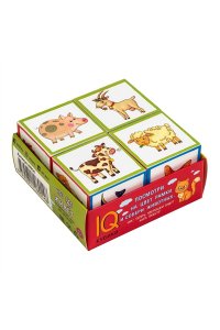 УМНЫЕ КУБИКИ 4ШТ КТО ГДЕ ЖИВЁТ АЙРИСАРТ.28956