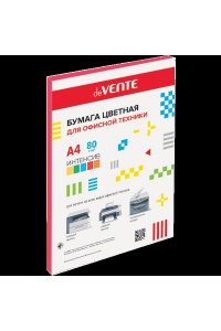 БУМАГА КРАСН 50 Л INTENSIVE А4 80Г/М DEVENTE 2072246 (5480)
