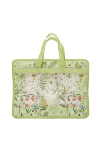 ПАПКА С РУЧКАМИ А4 95 ММ НА МОЛНИИ FLORA.ЛУГОВЫЕ ТРАВЫ 14-034/15 (9128)