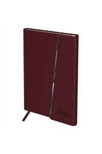 ЕЖЕДНЕВНИК 2026 176Л А5 BG КОЖЗАМ МАГНИТНЫЙ КЛАПАН MAGNET. WINE DDА5_09409 (4097)