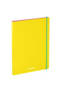 ПАПКА С 30 ВКЛ BERLINGO SOFT TOUCH С РЕЗИНКОЙ 17ММ 700МКМ RAZE ЖЕЛТАЯ DB4_30153 (1484)