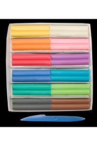 ПЛАСТИЛИН ВОСКОВОЙ 12ЦВ ФАНТАЗИЯ (ПАСТЕЛЬНЫЙ) ЛУЧ 31С 35С 2290-08