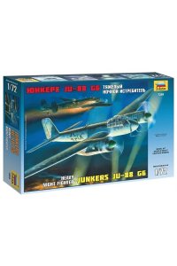 СБОРНАЯ МОДЕЛЬ САМОЛЕТ ЮНКЕРС JU-88 G6 (МАСШТАБ 1:72) *ЗВЕЗДА* АРТ.7269