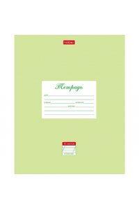ТЕТР 12 К/ЛИН ХАТБЕР ПАСТЕЛЬ САЛАТОВАЯ (СКРУГЛ УГЛЫ) АРТ.12Т5В6_05144 (6839)