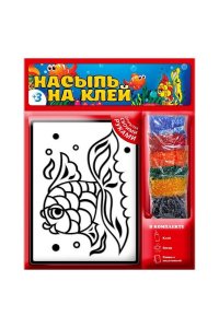 НАБОР Д/ТВОРЧ НАСЫПЬ НАКЛЕЙ РЫБКА ТАТОЙ АРТ.1115