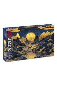 ПАЗЛЫ 500 HATBER PREMIUM LUX 3D ФОЛЬГА ЛУННАЯ НОЧЬ 500ПЗ2ЛОФ_33355 (6984)