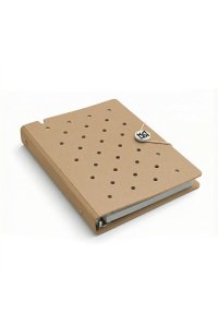 БЛОКНОТ-КОНСТРУКТОР НА КОЛЬЦАХ А5, 80Л (КЛИК) КОФЕЙНЫЙ БККП80503