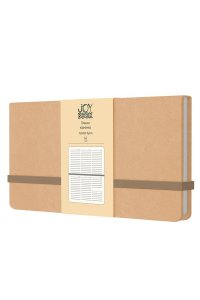 ПЛАНИНГ 64Л ЭКСМО КАРМАННЫЙ КОЖЗАМ РЕЗИНКА JOY BOOK КРЕМ-БРЮЛЕ ПКДБ256404 (9157)