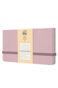 ПЛАНИНГ 64Л ЭКСМО КАРМАННЫЙ КОЖЗАМ РЕЗИНКА JOY BOOK РОЗОВАЯ ВУАЛЬ ПКДБ256406 (9171)