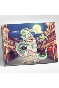 РОСПИСЬ ПО НОМЕРАМ 40*50СМ УНЕСЁННЫЕ ПРИЗРАКАМИ ТИХИРО И ДРАКОНАРТ.HR0431