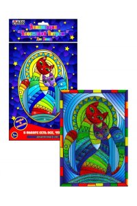 НАБОР Д/ТВОРЧ АППЛИКАЦИЯ БЛЕСТЯЩИЙ ВИТРАЖ ДВЕ КОШКИАРТ.DT-1040-8V (213/394)