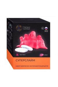 НАБОР Д/ЭКСПЕРИМЕНТОВ СУПЕРСЛАЙМ ЖВАЧКА ТРЮКИ НАУКИ (8+) АРТ.Z126 (0456)