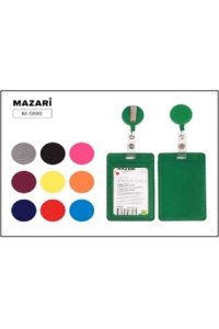 БЕЙДЖ ВЕРТИК ДЕРЖАТЕЛЬ-РУЛЕТКА КОЖЗАМ TOKEN MAZARI В АСС АРТ.M-5699