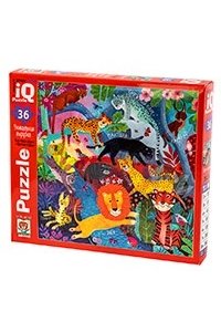 НАСТ ИГРА IQ ПАЗЛ 36 ЭЛ. ДИКИЕ КОШКИ (3+) АЙРИС АРТ.29234