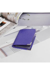 ВИЗИТНИЦА НА 18Л НАТ КОЖА КРОКОДИЛ (ФИОЛЕТОВЫЙ) СИМА-ЛЕНД АРТ.3364939