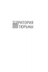 Алаев Ю. Территория тюрьмы