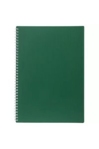 ТЕТР 80 КЛЕТ А4 ХАТБЕР СПИРАЛЬ ПЛАСТИК VELVET ЗЕЛЕНАЯ АРТ.80Т4В1ГР_01607 (2396)