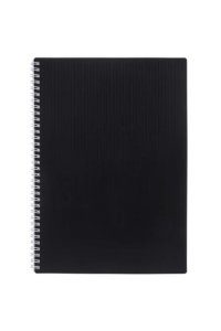 ТЕТР 80 КЛЕТ А4 ХАТБЕР СПИРАЛЬ ПЛАСТИК VELVET ЧЕРНАЯ АРТ.80Т4В1ГР_01601 (2426)