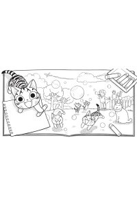 Каната К. Милый дом Чи. Книга для раскрашивания