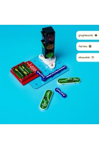 КОНСТРУКТОР ЭЛЕКТРОННЫЙ СВЕТОФОР *ЭВРИКИ* СИМА-ЛЕНД АРТ.4833041 (0418)