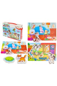 НАСТ ИГРА МАГНИТНАЯ BRIGHT KIDS ДОМАШНИЕ ЖИВОТНЫЕ *РЫЖИЙ КОТ* АРТ.ИН-7612