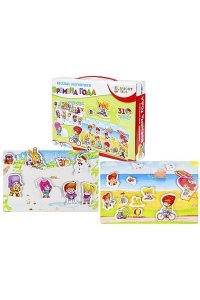 НАСТ ИГРА МАГНИТНАЯ BRIGHT KIDS ВРЕМЕНА ГОДА *РЫЖИЙ КОТ* АРТ.ИН-7611