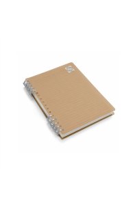 БЛОКНОТ-КОНСТРУКТОР НА ПЛАСТИКОВЫХ КОЛЬЦАХ А5, 80Л (КЛИК) КОФЕЙНЫЙ БКПКП80503
