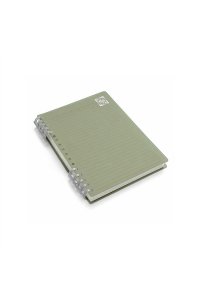 БЛОКНОТ-КОНСТРУКТОР НА ПЛАСТИКОВЫХ КОЛЬЦАХ А5, 80Л (КЛИК) ФИСТАШКОВЫЙ БКПКП80504