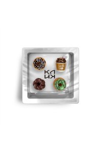 КЛИПСЫ ДЛЯ ДЕКОРА ДЖИБИТСЫ (КЛИК) ДЛЯ ТЕТРАДЕЙ 4 ШТ COFFEE КДДБК402