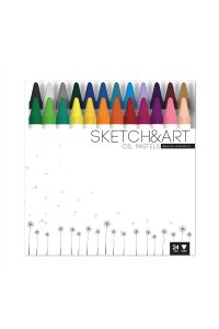 ПАСТЕЛЬ МАСЛЯН 24ЦВ SKETCH&ART (ТРЕХГРАН) BRUNO VISCONTI 31-0007 (3528/4418)