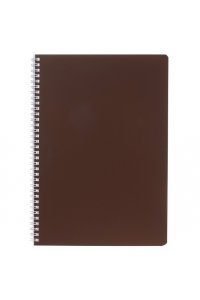 ТЕТР 96 КЛЕТ А4 ХАТБЕР СПИРАЛЬ SOFT-TOUCH-SOLOMATTE- ШОКОЛАДНЫЙ МУСС 96Т4ЛВ1ГР (9231)