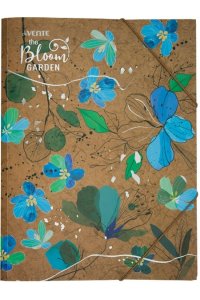 ПАПКА НА РЕЗИН А4 DEVENTE BLOOM GARDEN ФОЛЬГА 400МКМ 3070213