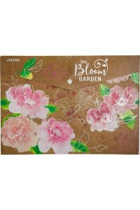 ПАПКА КОНВЕРТ НА КНОПКЕ А4 DEVENTE BLOOM GARDEN ФОЛЬГА 180 МКМ 3071204