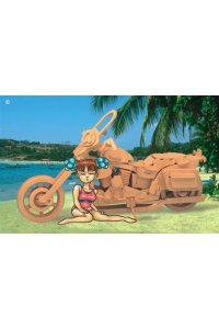 КОНСТРУКТОР ДЕРЕВ 3D КЛАССИЧЕСКИЙ МОТОЦИКЛ Р020 (0761)
