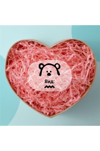 БУМАЖНЫЙ НАПОЛНИТЕЛЬ 2ММ, MESHU, 100Г, РОЗОВЫЙ БН100_42025 (0255)