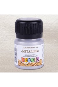 КРАСКА АКРИЛ 20МЛ ДЕКОЛА МЕТАЛЛИК СЕРЕБРО 4926966 (6409)