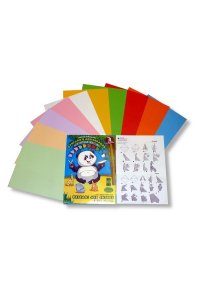 ЦВ БУМАГА Д/ОРИГАМИ И АППЛИКАЦИИ А4 10Л 10ЦВ ЗАБАВНАЯ ПАНДА ЛИЛИЯ-ХОЛДИНГ ПАПКА АРТ. ПО-9180