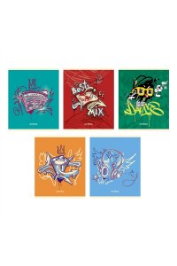 ТЕТР 48 КЛЕТ ЭКСМО МАТОВ ЛАМИН STREET STYLE ART В АСС ТК487817