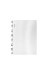 ТЕТР 80 КЛЕТ А5 СПИРАЛЬ CANDY СЕРЕБРЯНЫЙ ПЕРЛАМУТР (ПЛАСТ ОБЛ) АРТ.EK 54170