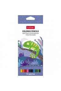 КАРАНДАШИ 12ЦВ HATBER COLORA ТРЕХГРАН /ЕВРОПОДВЕС/ АРТ.CS_063837 (7644)