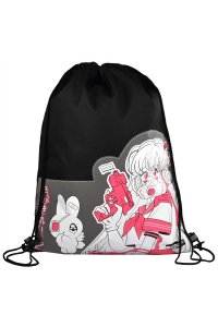 МЕШОК Д/ОБУВИ ФЕНИКС+ 36*48 СМ АППЛИКАЦИЯ ИЗ СВЕТООРАЖАЮЩЕЙ ТКАНИ РОЗОВАЯ ДЕВУШКА 65001