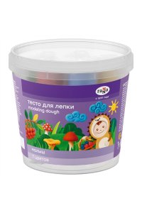 ТЕСТО Д/ЛЕПКИ 7 ЦВ*30Г МАЛЫШ ГАММА 281025_07 (1835)