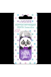 КОРРЕКТ ЛЕНТА 5ММ*6М DEVENTE 100% CUTE PANDA /БЛИСТЕР/ 4062002/4062326 (1521)